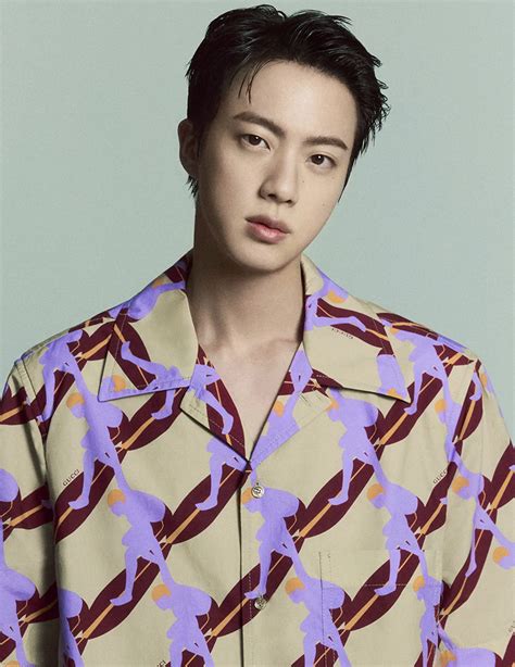 gucci necklace bts|BTS’s Jin Attends Gucci’s Spring.